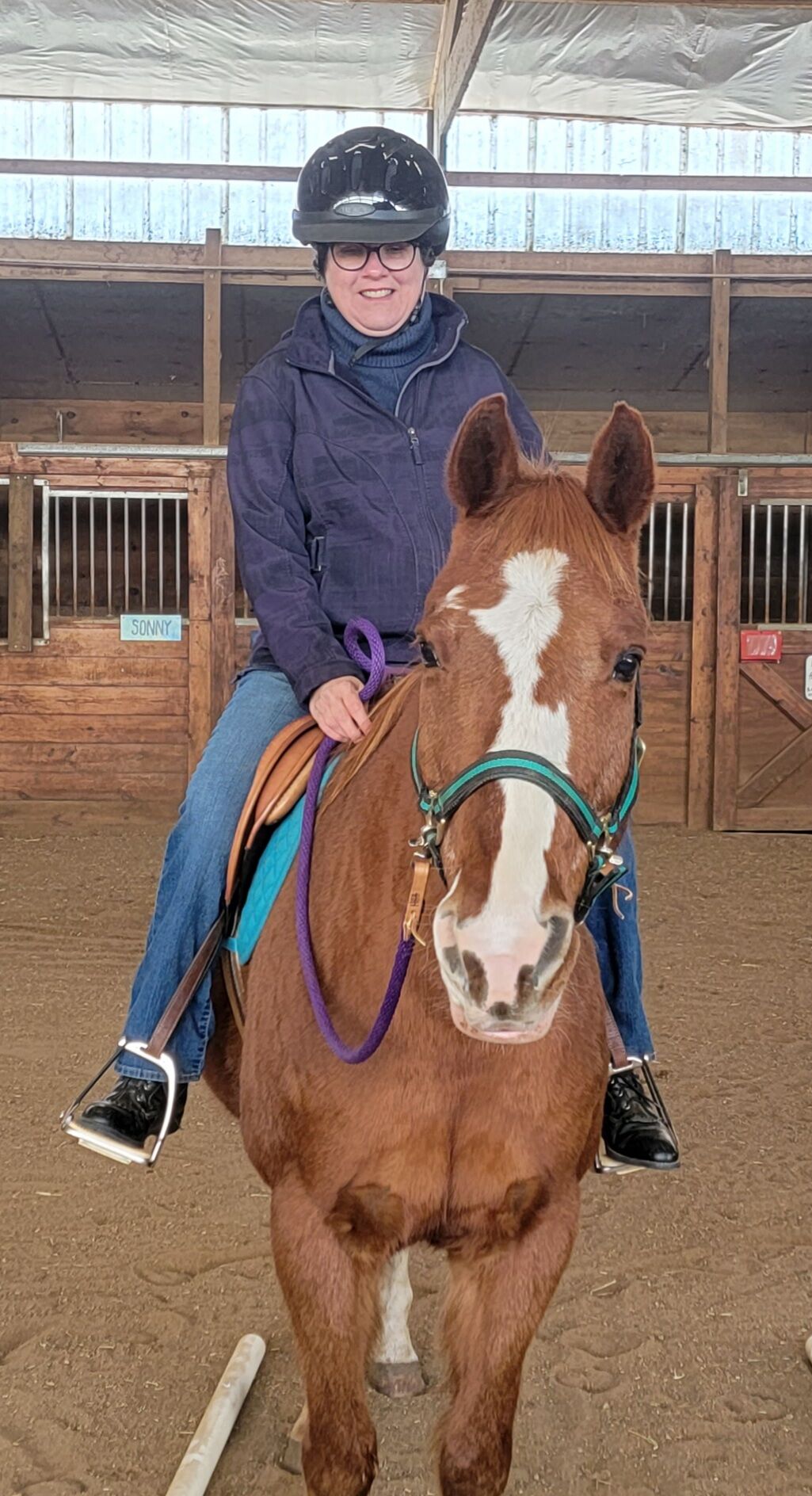 A proud young rider